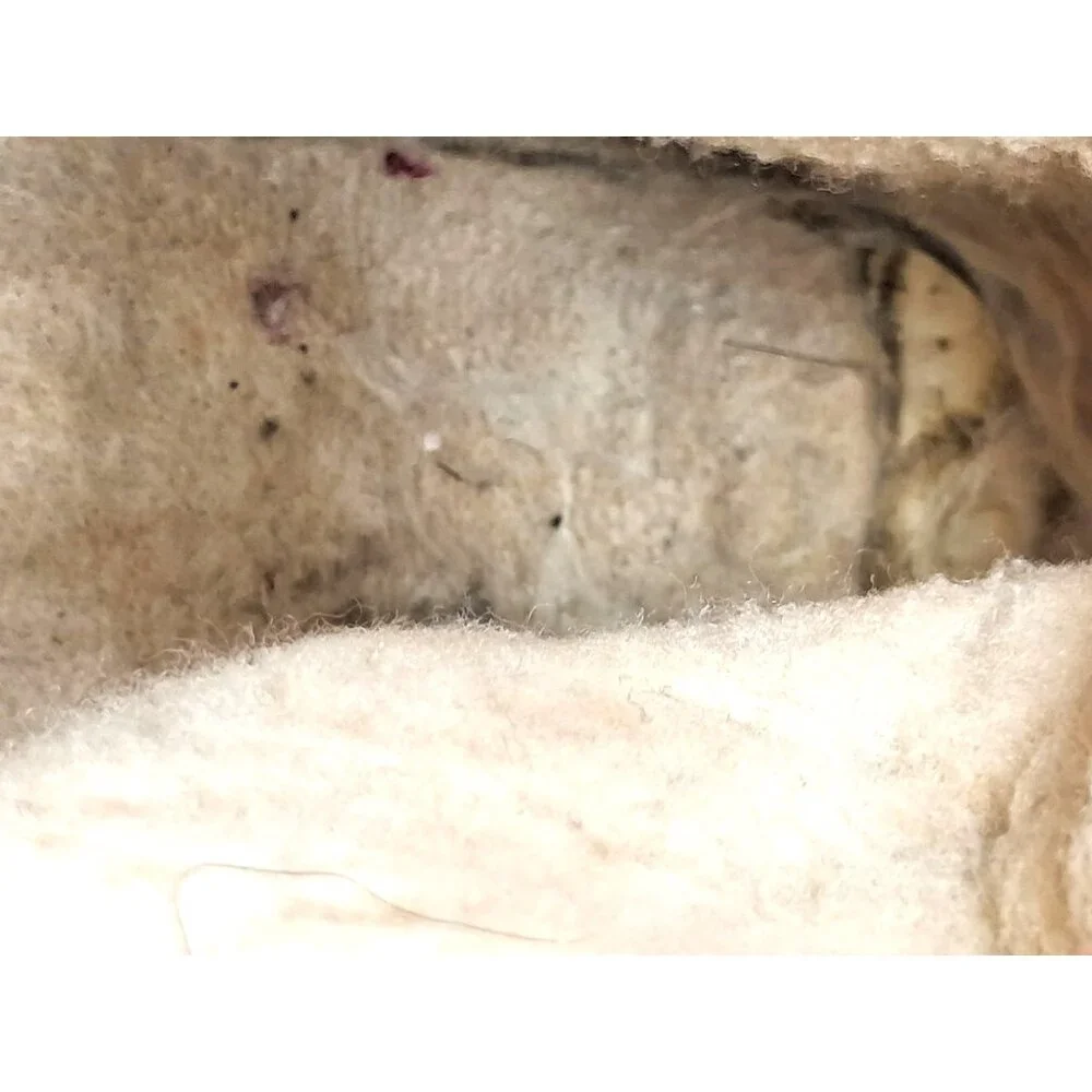 VIntage Yodelers Boots Womens Size 9 Apres Snow Winter Blue Suede Fleece Faux Fu - Picture 16 of 16